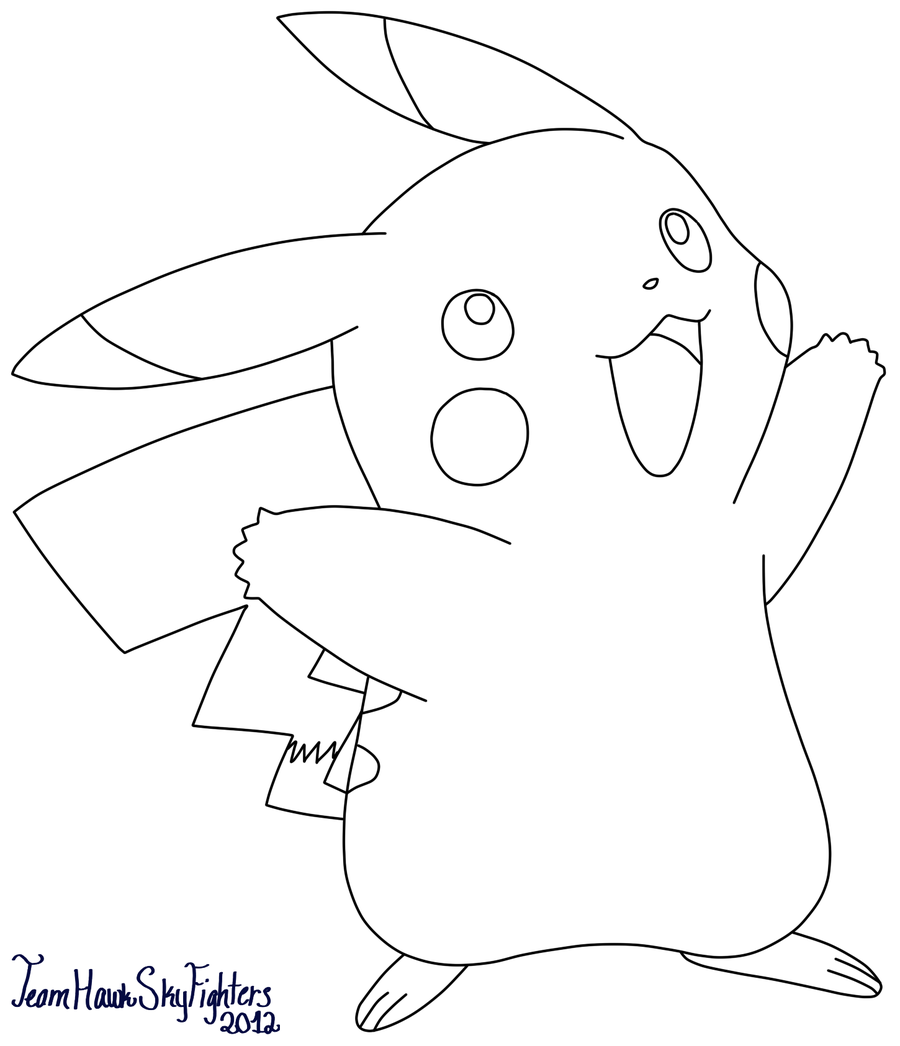 Featured image of post Pikachu Drawing Outline