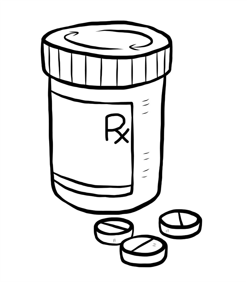 Pills Coloring Pages