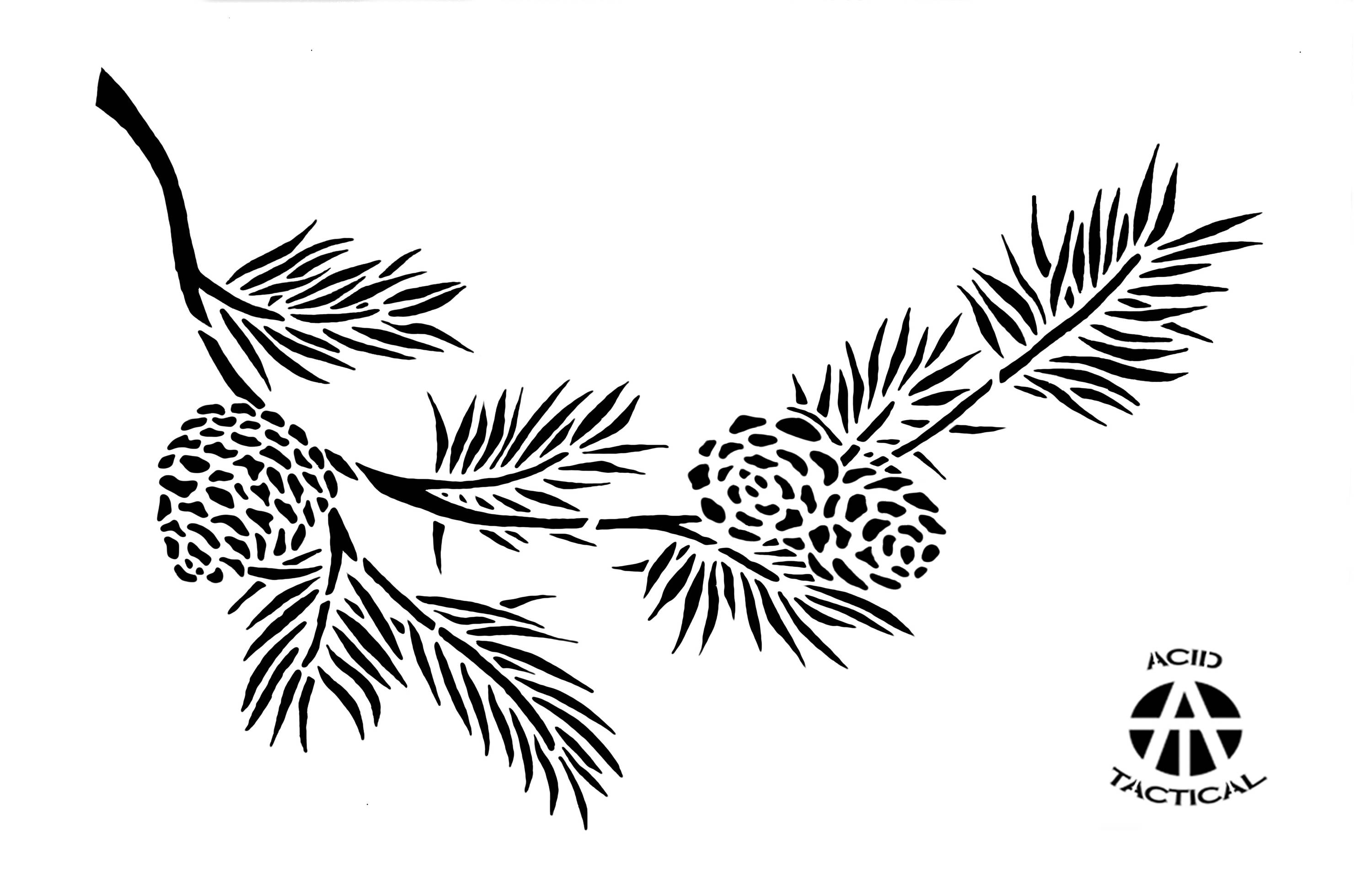 Pine Branch Drawing At Getdrawings Free Download