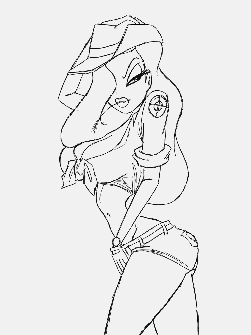 The Best Free Pinup Drawing Images Download From 232 Sketch Coloring Page.