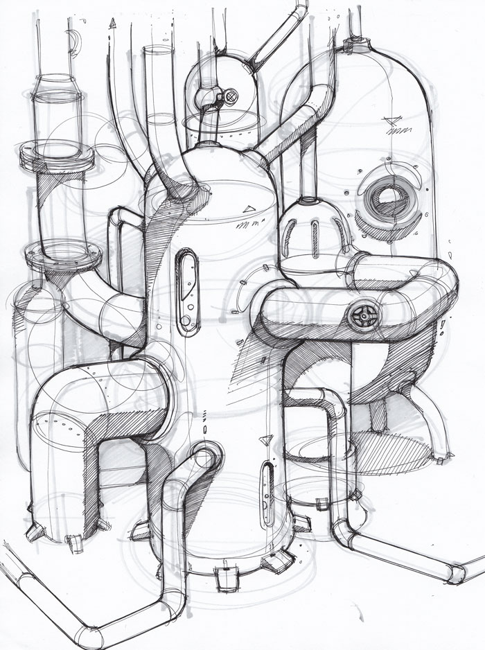 Pipes Drawing at GetDrawings Free download