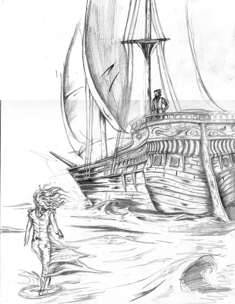 Pirate Ship Drawing at GetDrawings Free download