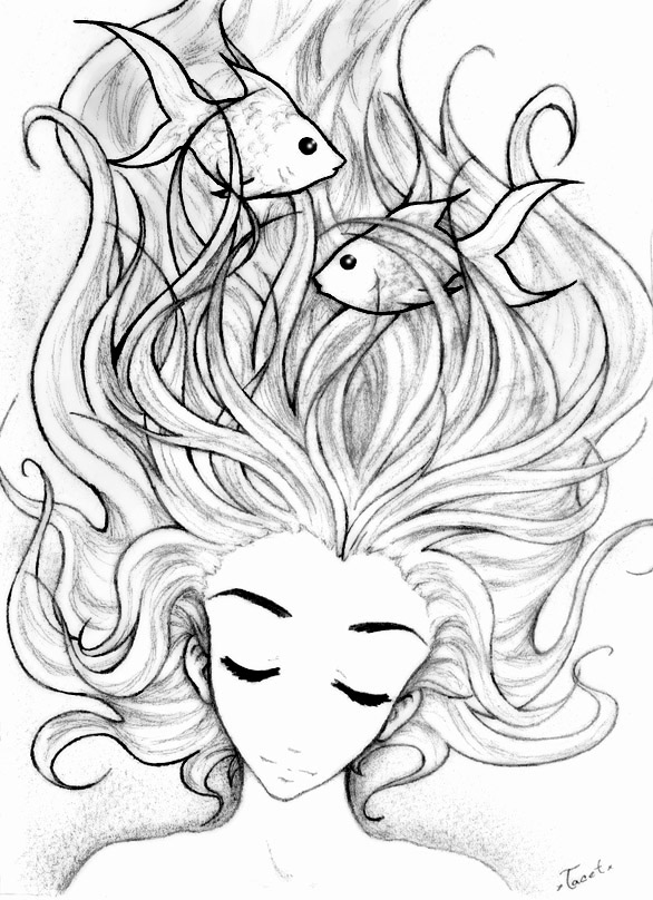 Pisces Drawing at GetDrawings | Free download