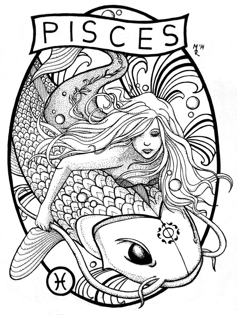 Pisces Drawing at GetDrawings Free download