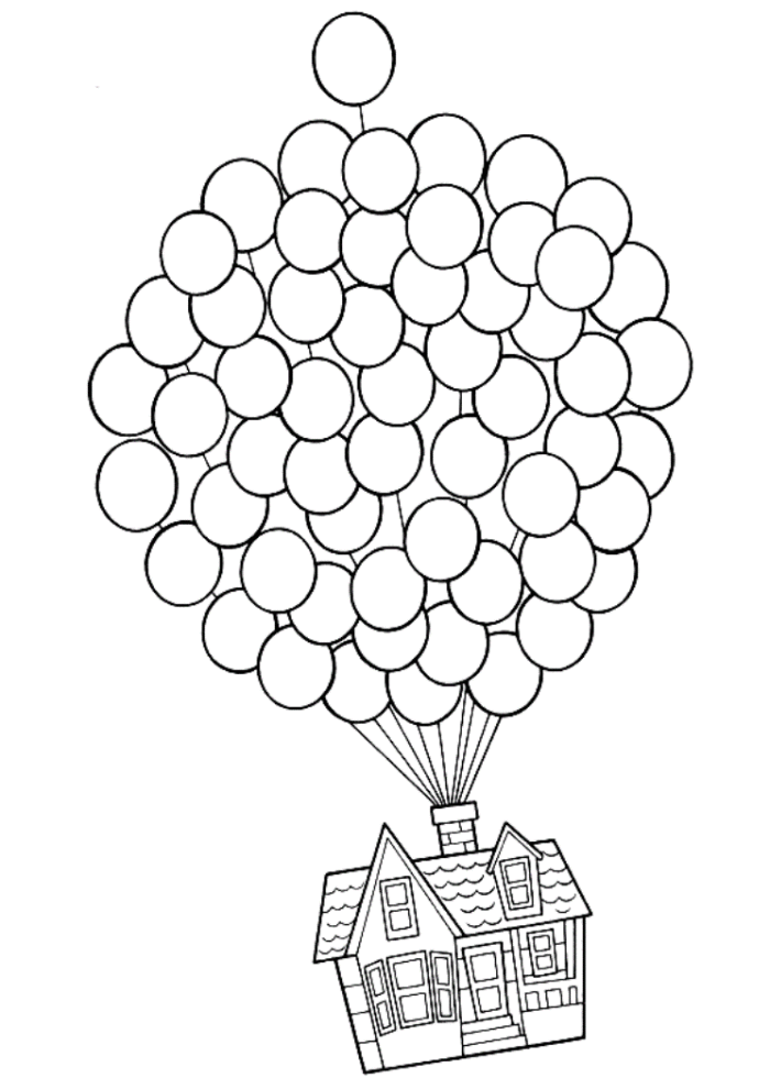 House From Up Printable