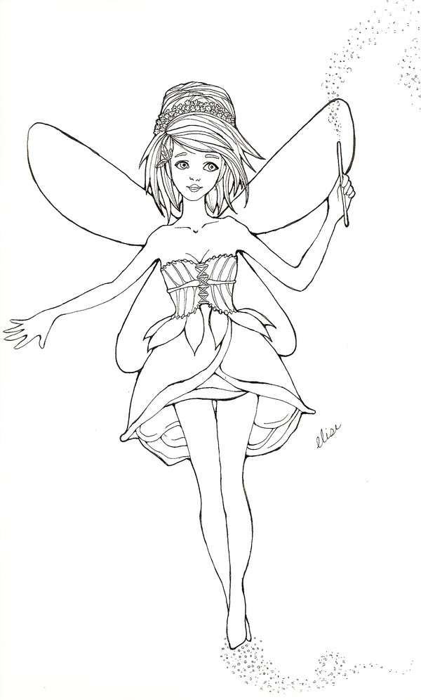 Pixie Drawing at GetDrawings | Free download