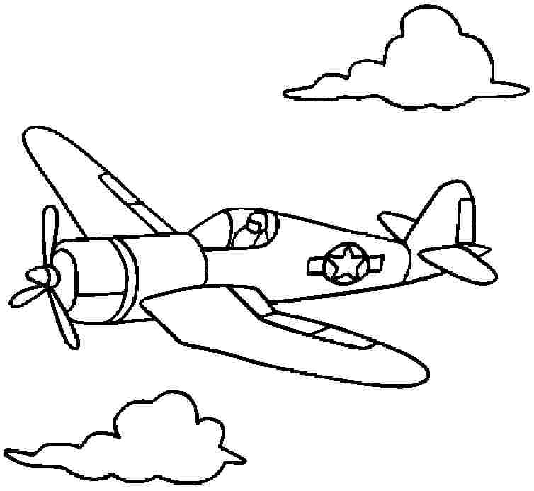 drawing simple airplane