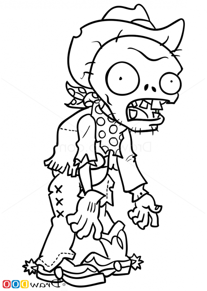 pvz zombie drawing