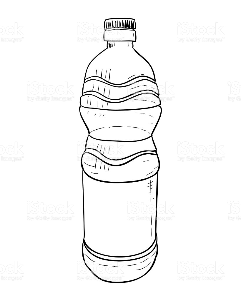 Plastic Water Bottle Drawing at GetDrawings Free download