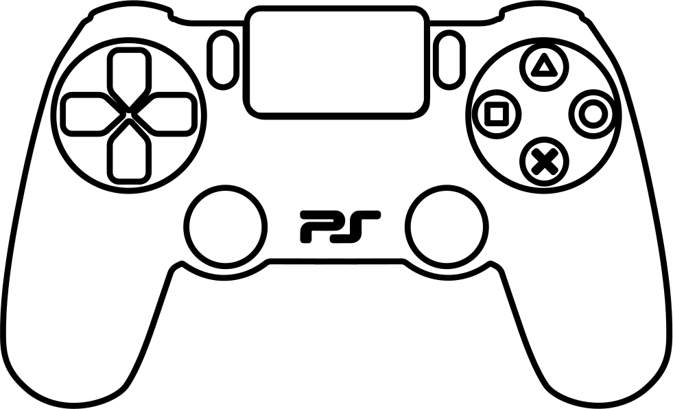 Playstation Controller Drawing At GetDrawings Free Download