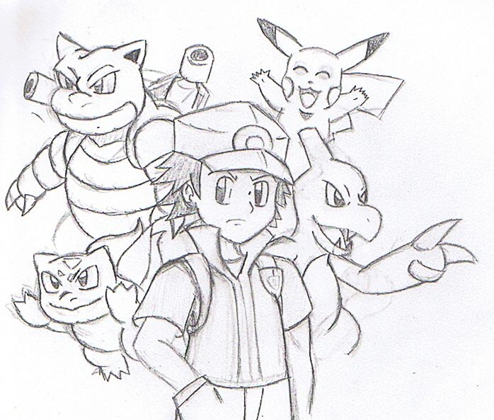 How To Draw A Pokemon Trainer Pokemon Trainer Drawing at GetDrawings | Free download