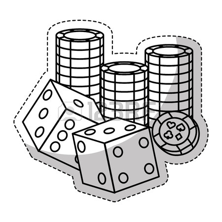 Poker Chips Drawing at GetDrawings | Free download