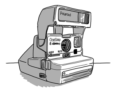 Polaroid Camera Drawing at GetDrawings | Free download