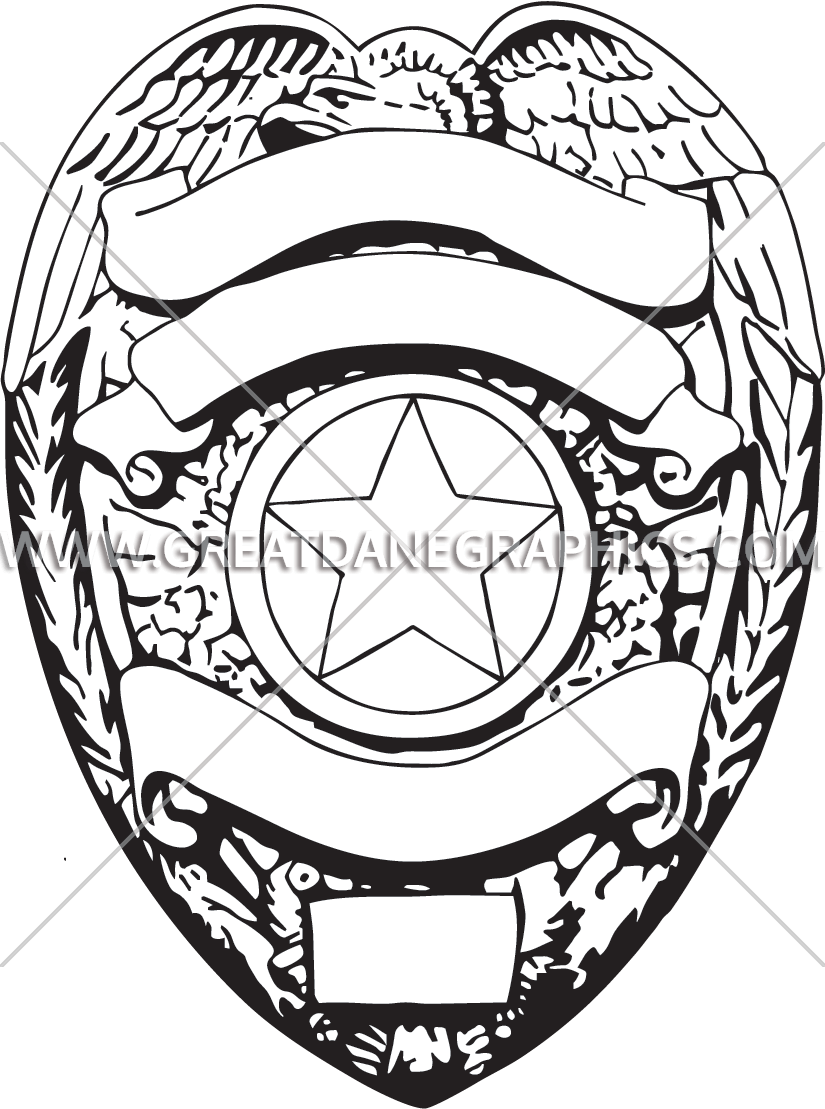 Police Badge Drawing at GetDrawings | Free download