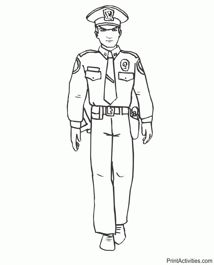 Police Uniform Drawing at GetDrawings Free download