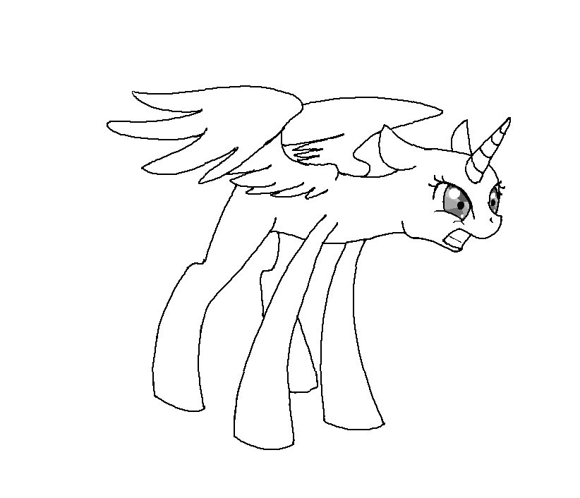 Pony Drawing Base at GetDrawings | Free download