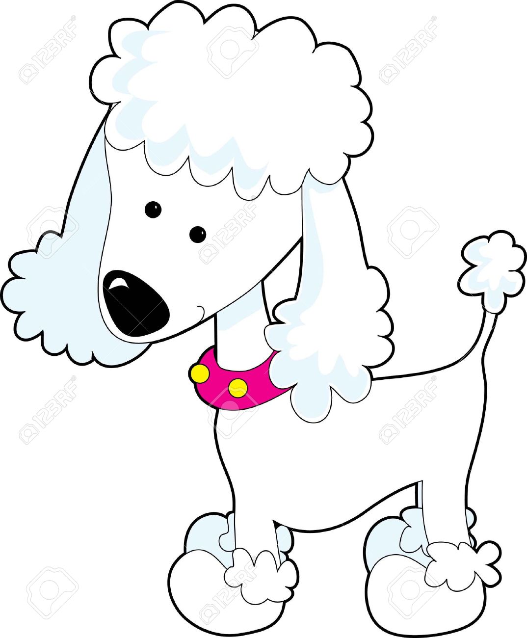 Poodle Cartoon Drawing at GetDrawings | Free download