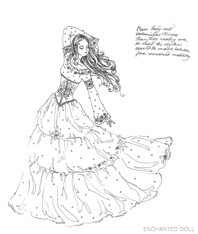 Porcelain Doll Drawing at GetDrawings Free download