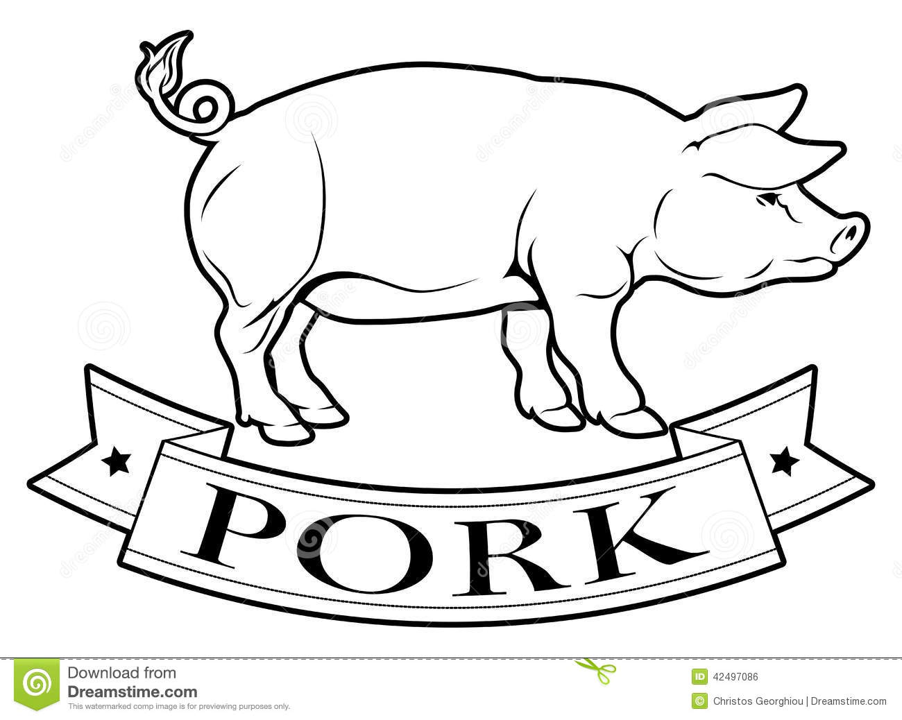 Pork Drawing At Getdrawings Free Download