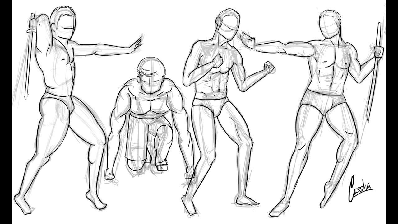 Poses Male Drawing at GetDrawings | Free download