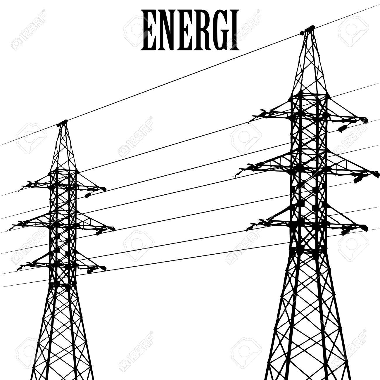 Power Line Drawing at GetDrawings | Free download