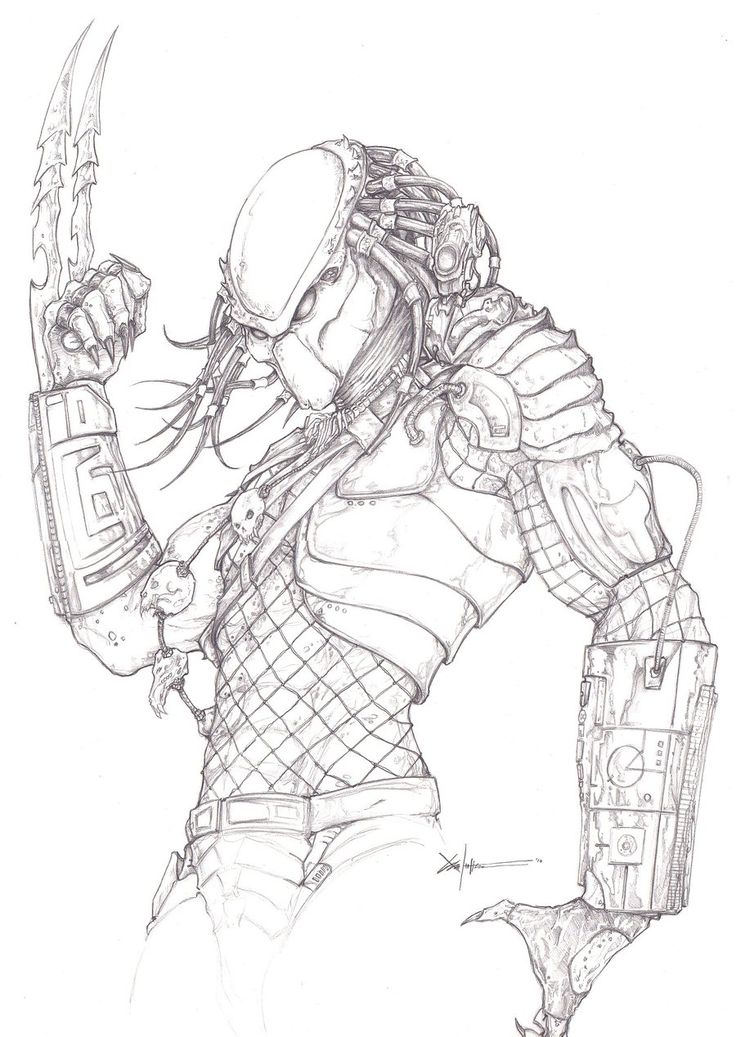 Predator Mask Drawing at GetDrawings.com | Free for personal use