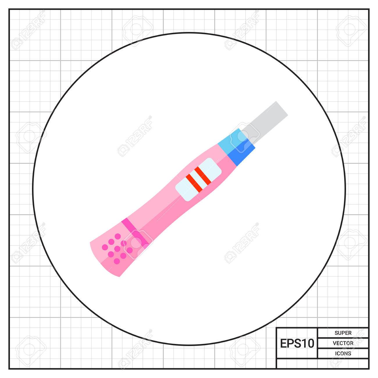 Рисовать тест на беременность