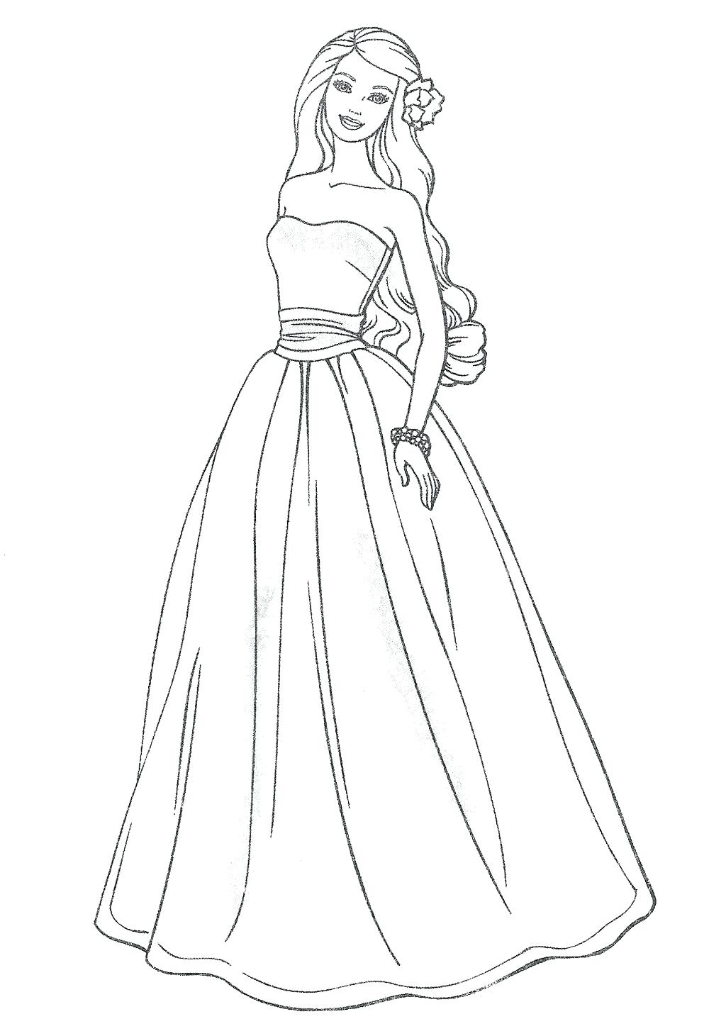 Prom Dress Drawing at GetDrawings | Free download