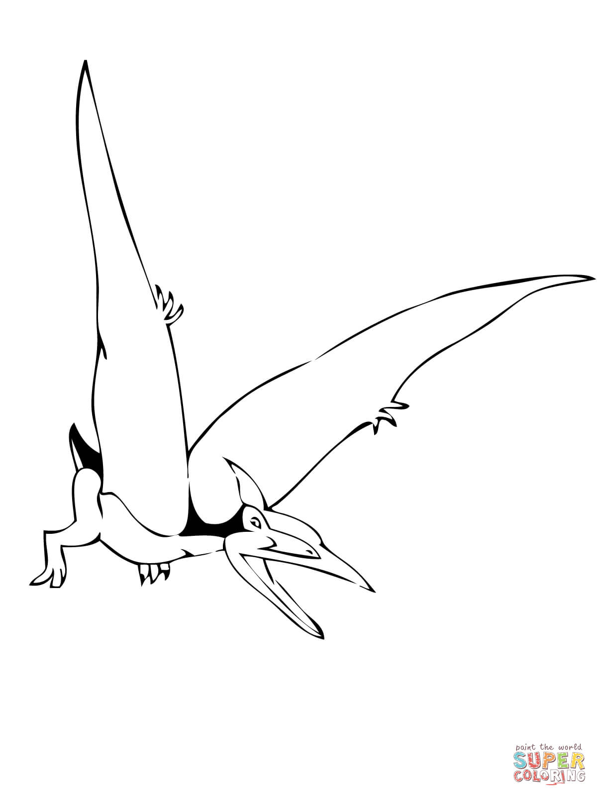 Pterodactyl Drawing at GetDrawings | Free download