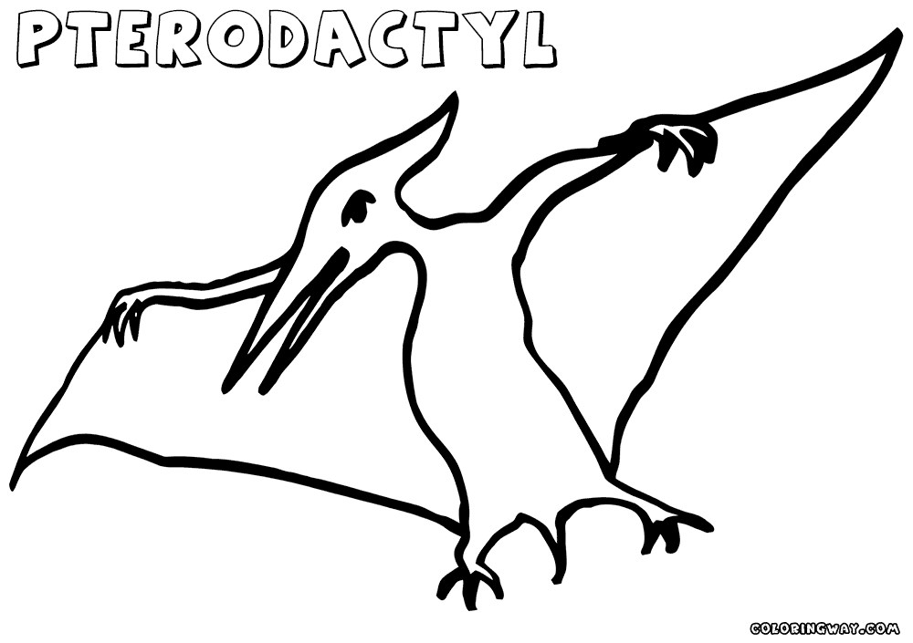 Pterosaur Coloring Pages Coloring Pages