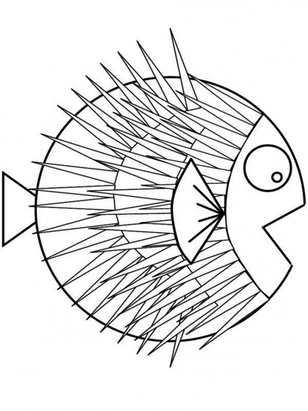 Pufferfish Drawing at GetDrawings | Free download