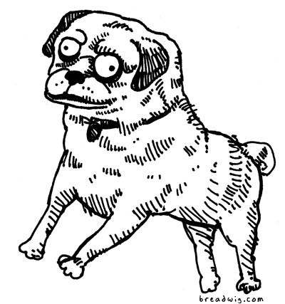 Pug Drawing at GetDrawings | Free download