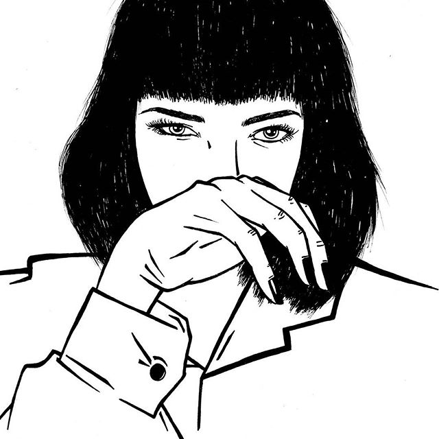 Pulp Fiction Drawing at GetDrawings | Free download