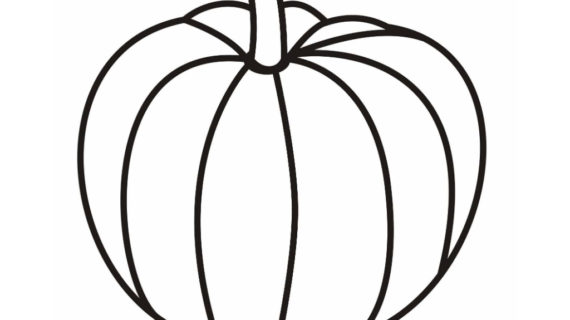 Pumpkin Line Drawing at GetDrawings | Free download