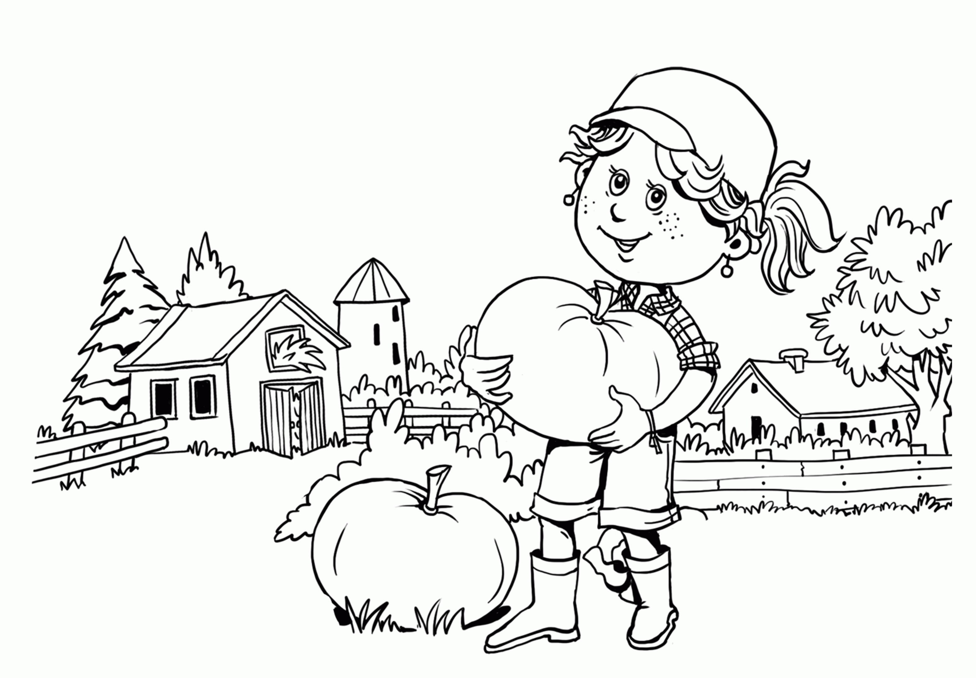 Pumpkin Patch Drawing At GetDrawings Free Download
