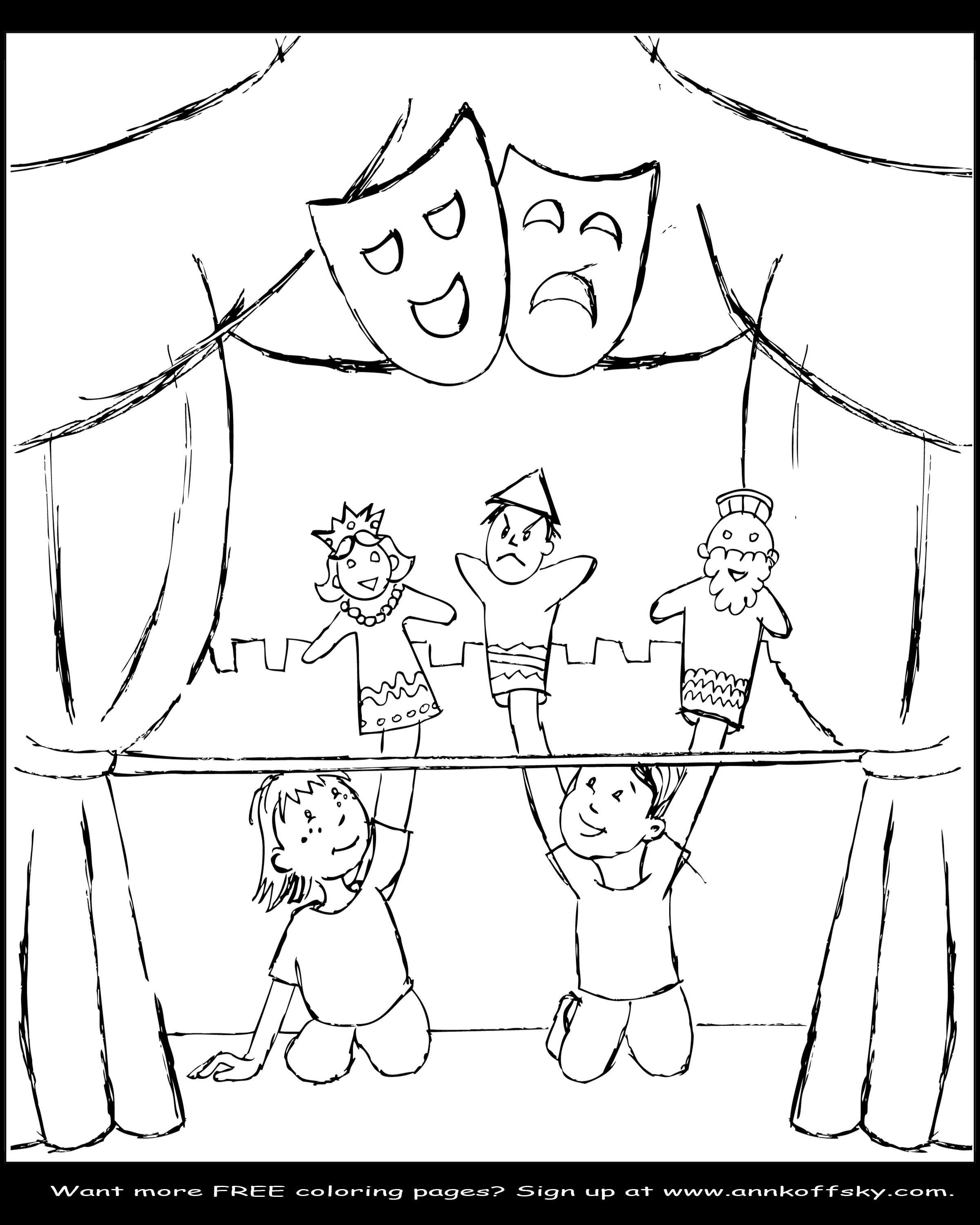 Puppet Show Drawing At GetDrawings Free Download