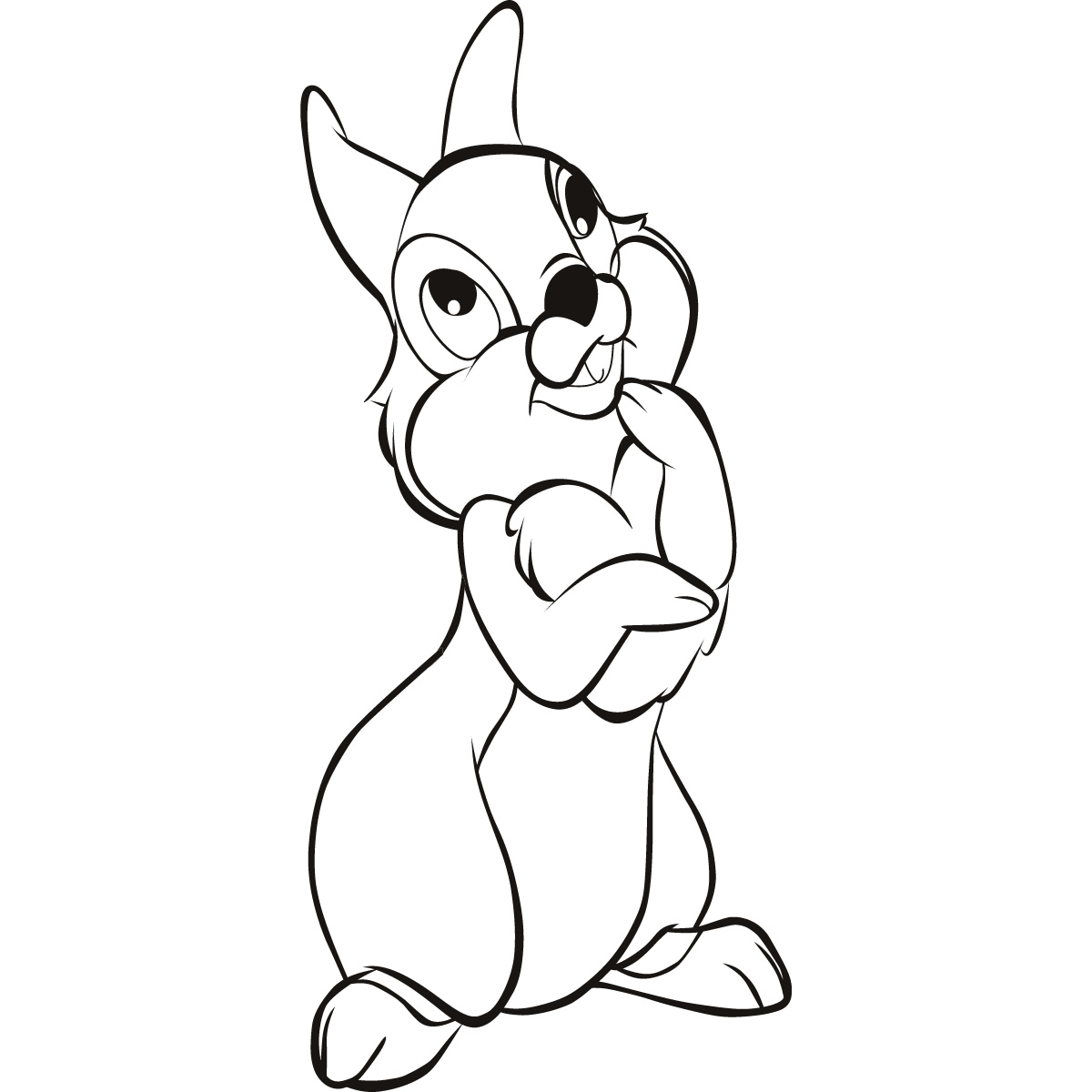 Rabbit Cartoon Drawing at GetDrawings | Free download