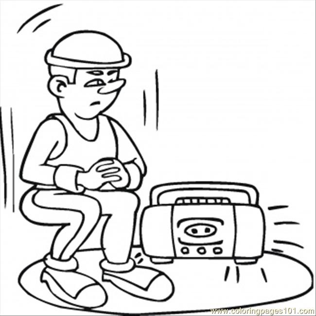 radio broadcasting coloring pages - photo #39