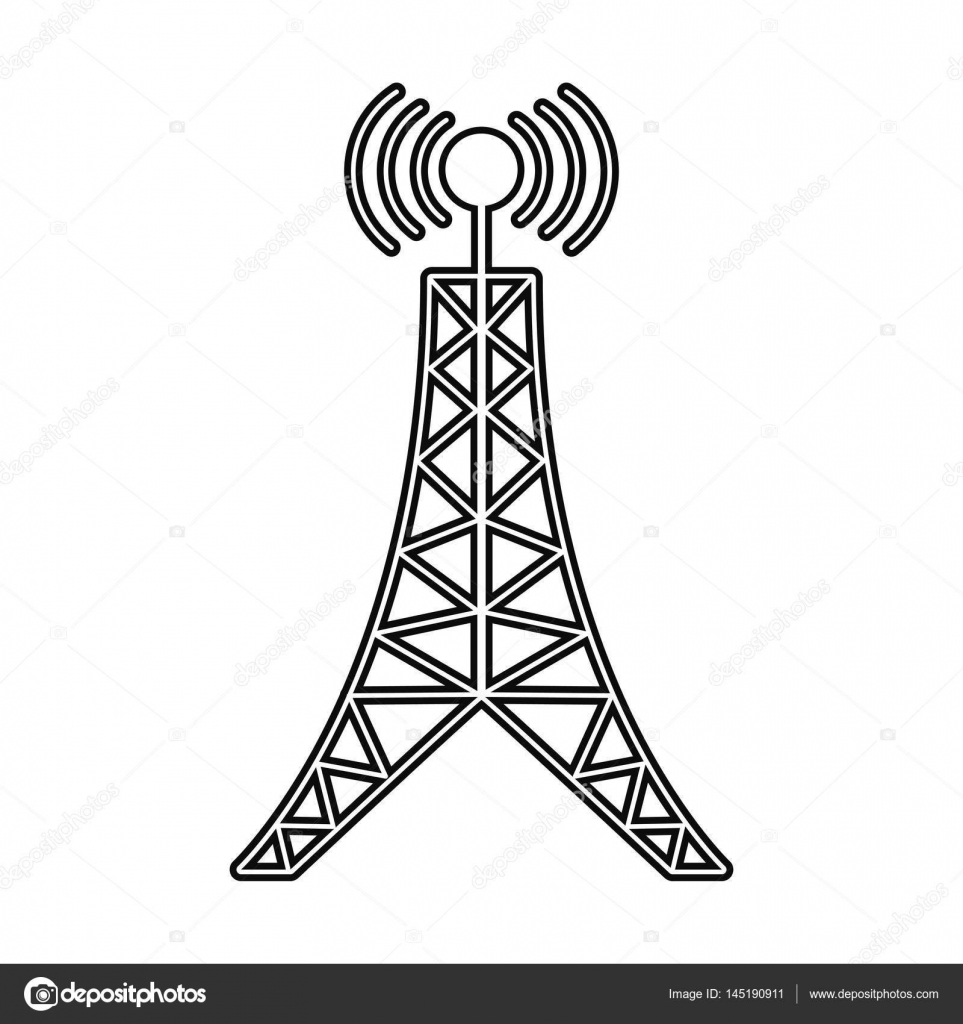 Radio Tower Drawing at GetDrawings Free download