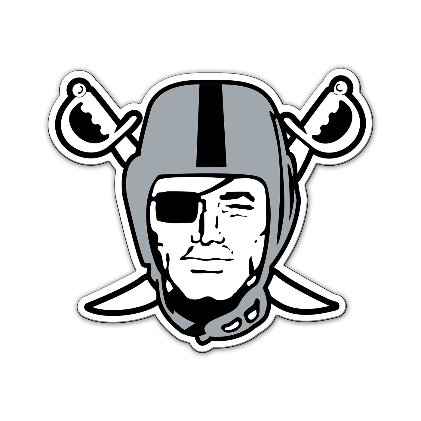 Raiders Drawing Pirate Oakland Getdrawings Clipartmag Clipground Magnet Ske...