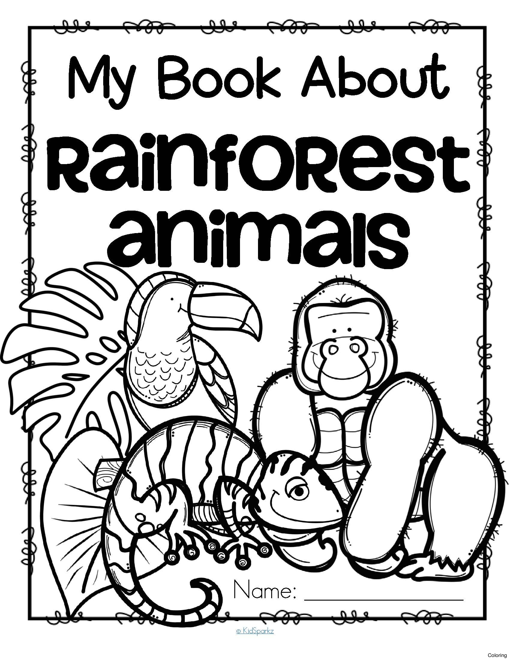 Rainforest Drawing For Kids at GetDrawings | Free download