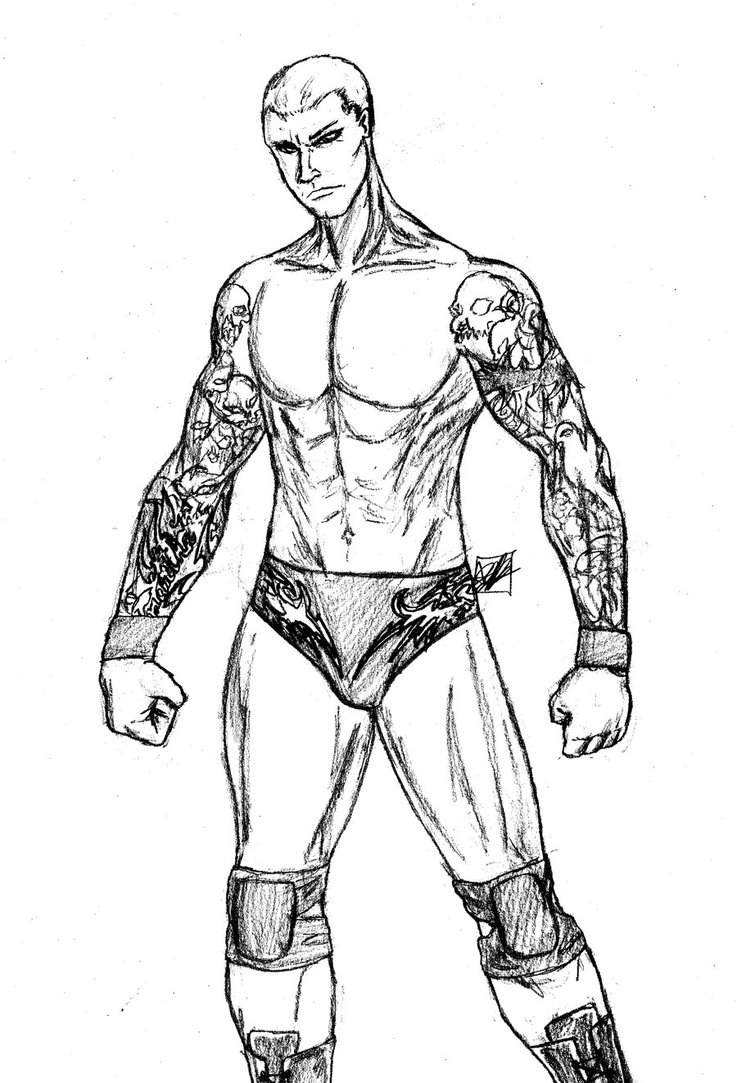 Randy Orton Drawing at GetDrawings Free download