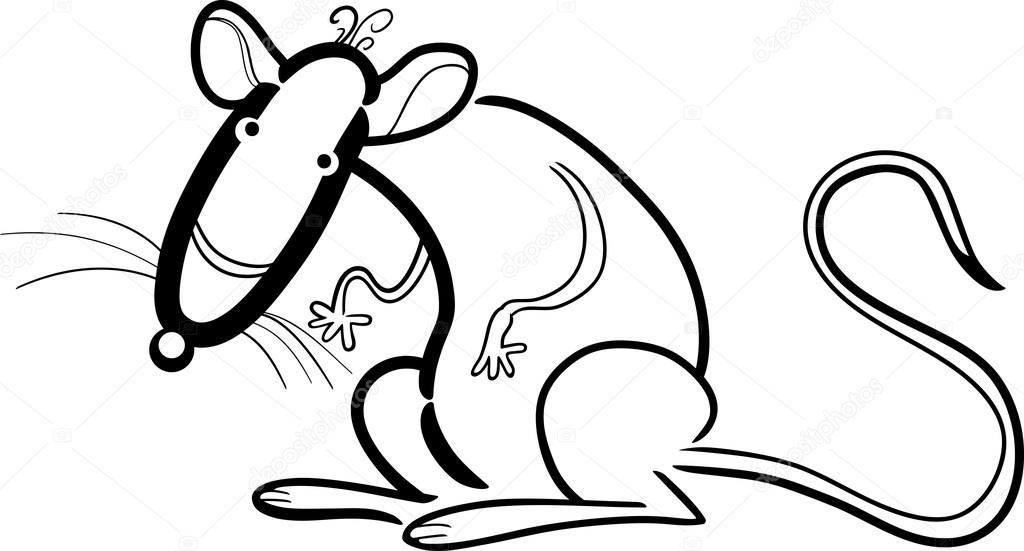 Rat Outline Drawing at GetDrawings | Free download
