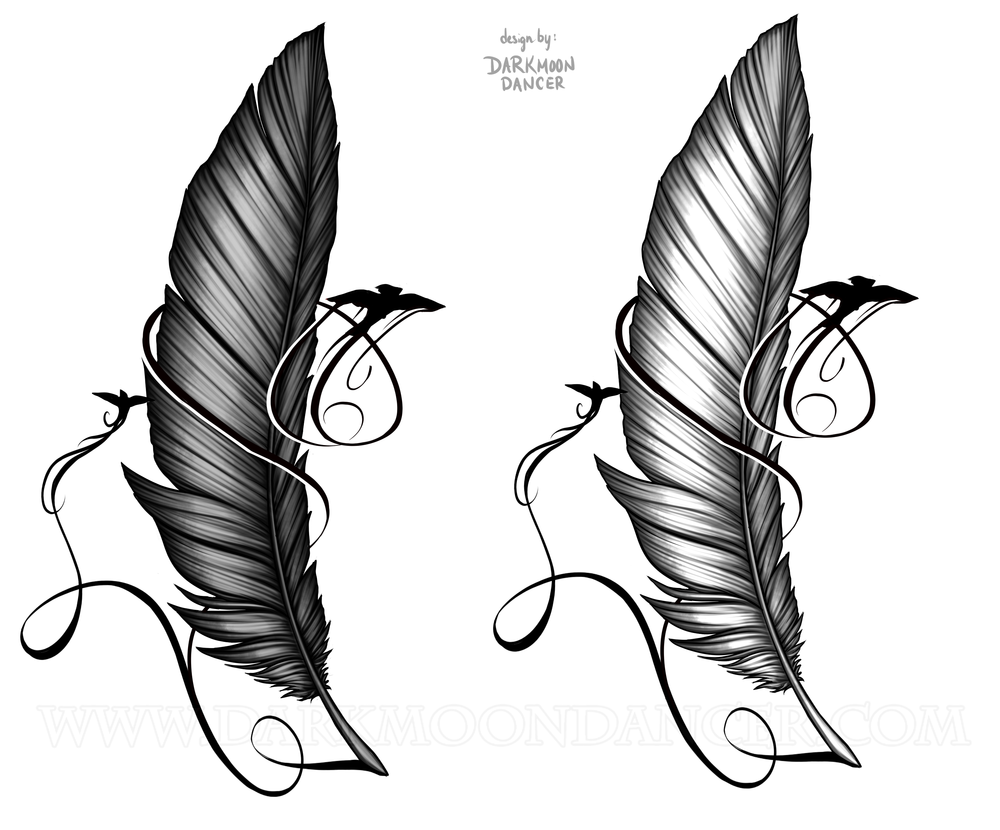 Raven Feather Drawing at GetDrawings Free download