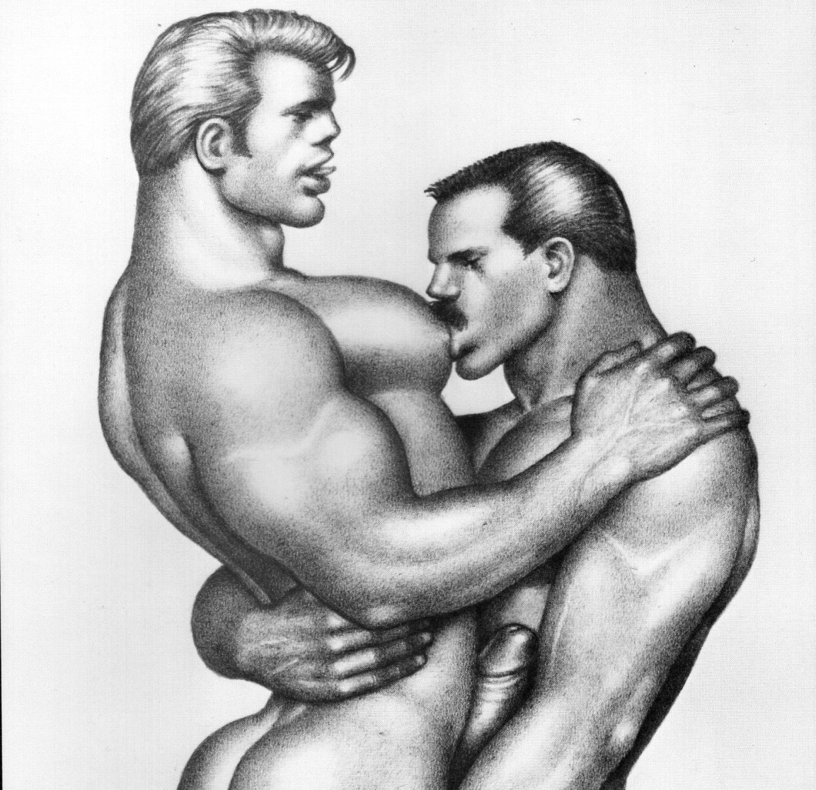 1153x1117 Pervdom666 1. Tom Of Finland Drawing From 1986 2 . Bold Men.