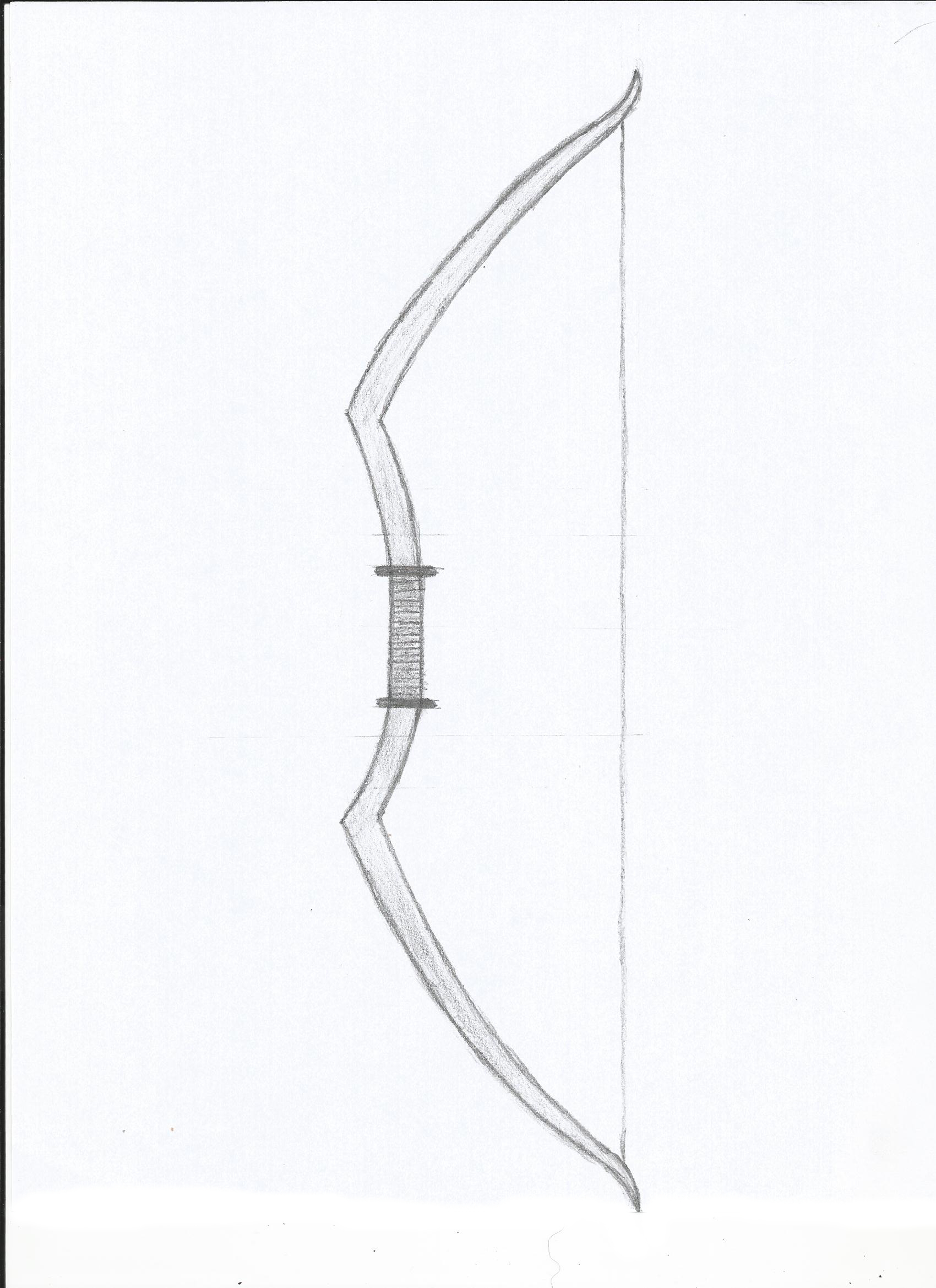 Recurve Bow Drawing at GetDrawings Free download