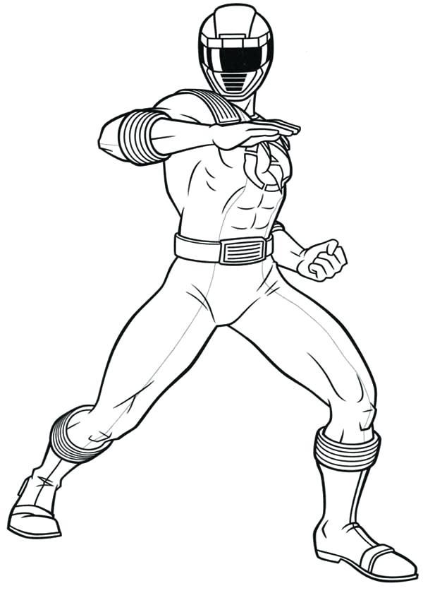 787 Simple Power Rangers Zeo Coloring Pages 