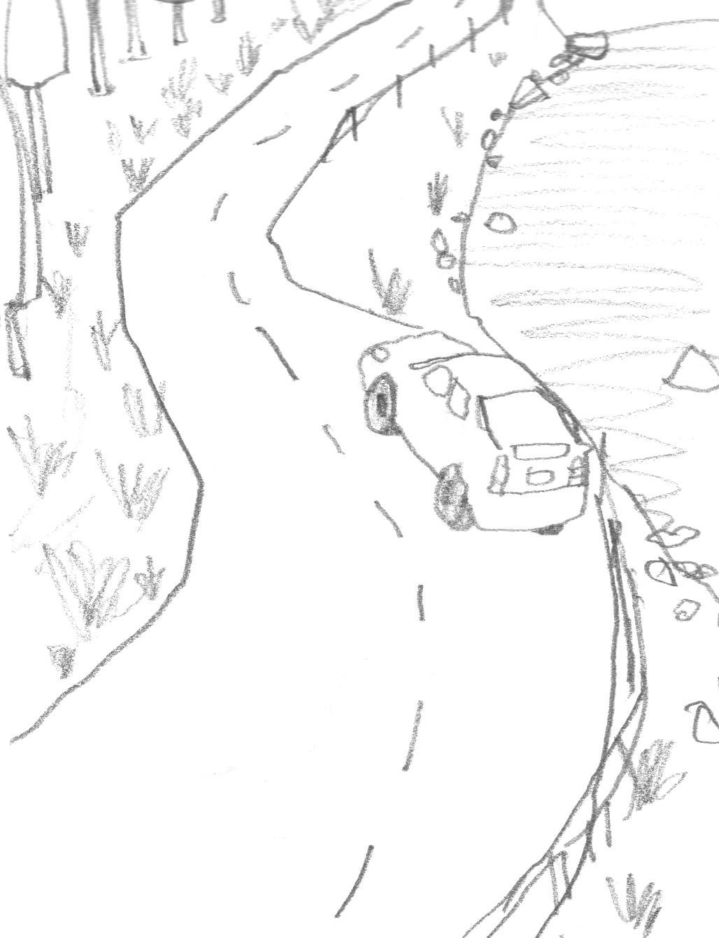 Road Drawing at GetDrawings | Free download