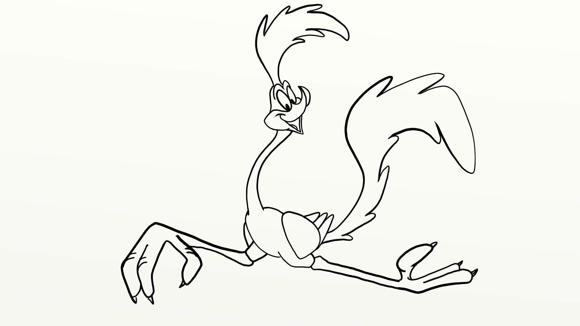 Road Runner Cartoon Drawing at GetDrawings | Free download