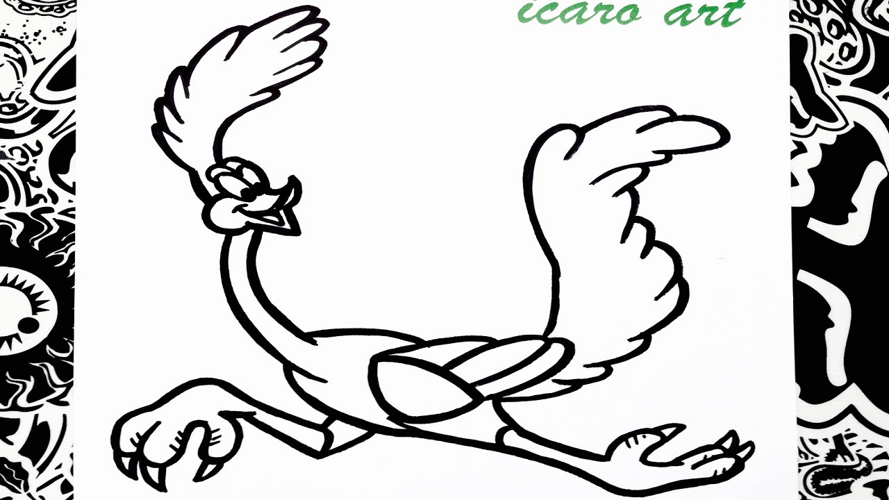 Road Runner Drawing at GetDrawings | Free download